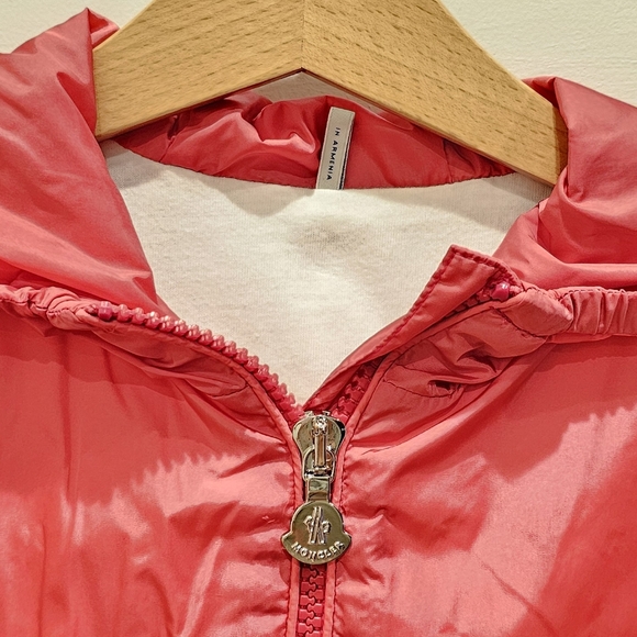 Moncler Girl's Hooded Wind Resistant Jacket - Picture 6 of 12